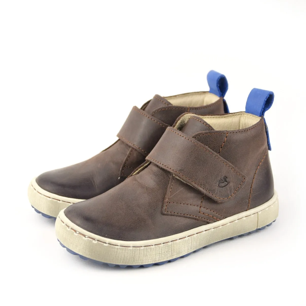 (2470-20 / 2489-20) Dark Brown Velcro Trainers