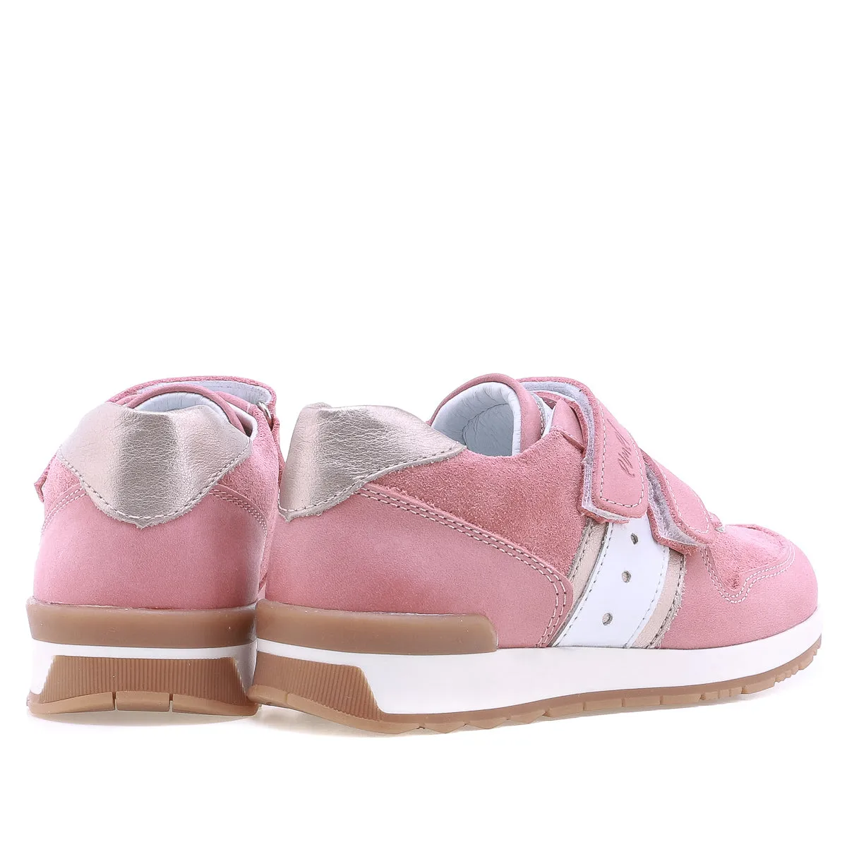 (2683-15) Low Velcro sneaker pink