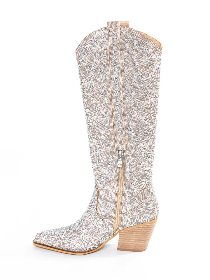 27 Carrie Rhinestone Western Boot