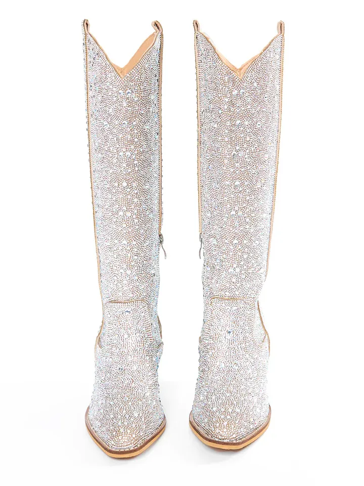 27 Carrie Rhinestone Western Boot