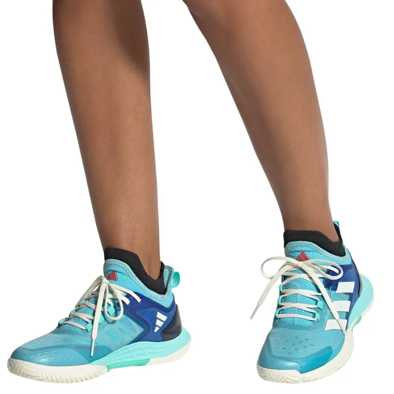 Adidas Adizero Ubersonic Womens Tennis Shoes - Turquoise / Off White