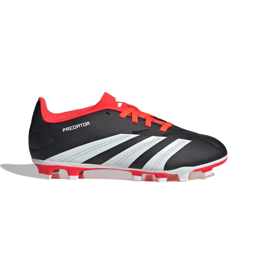 Adidas Predator FxG Jnr Football Boots (Black/White/Solar Red)