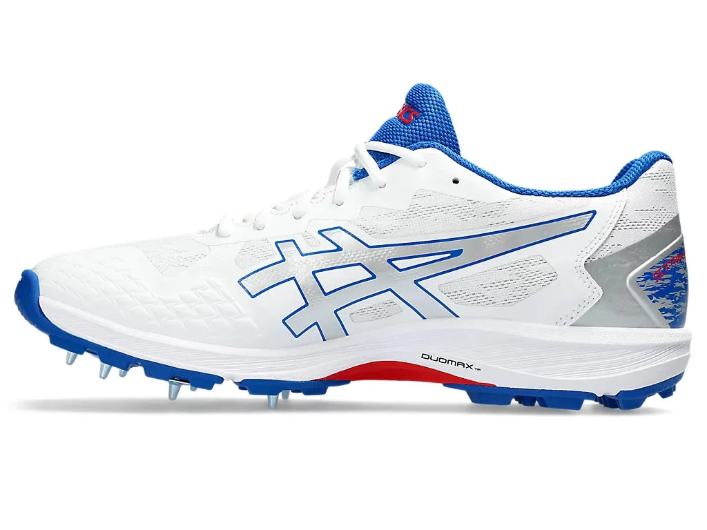 Asics Strike Rate FF Men's Cricket Shoes - White/Pure Silver