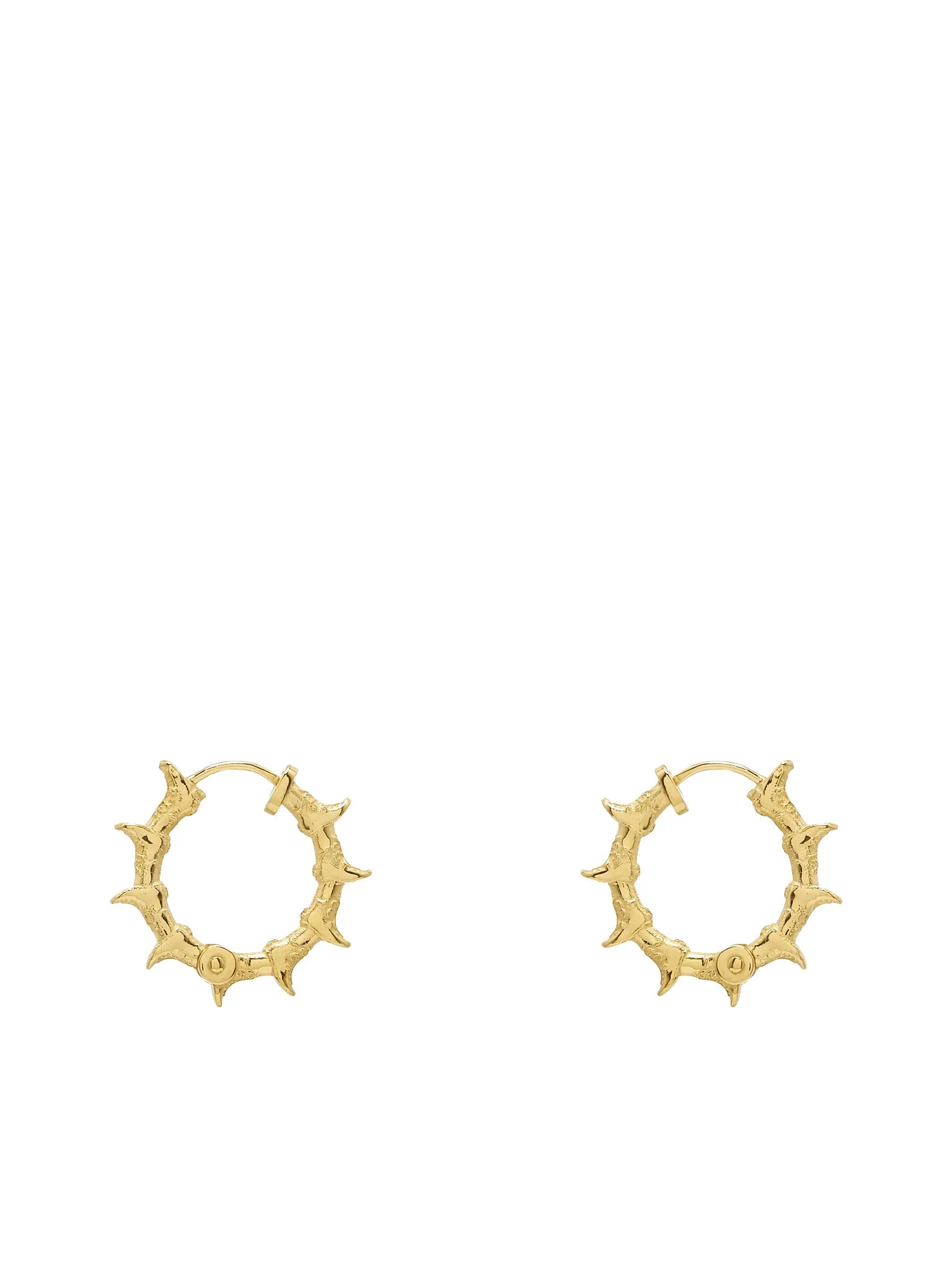 Babis Boots Earrings (BABIS-BOOTS-HOOPS-M-PB-GOLD)