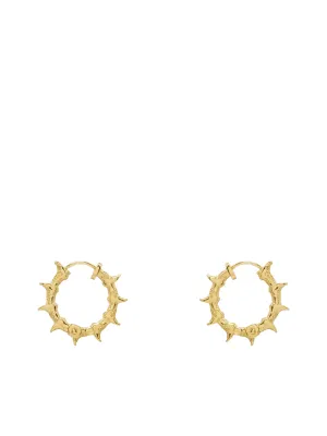 Babis Boots Earrings (BABIS-BOOTS-HOOPS-M-PB-GOLD)