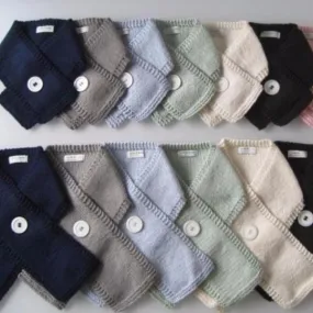 Baby Button Scarf