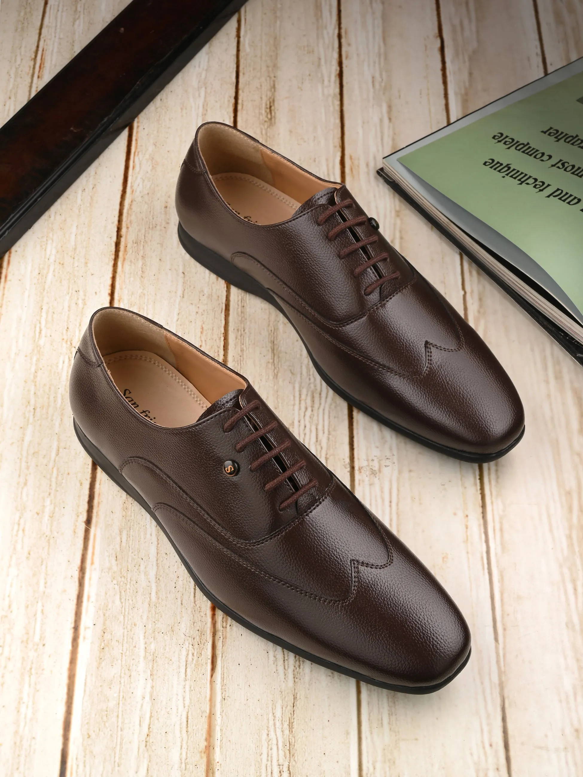 Barbados Brown Oxford Shoes