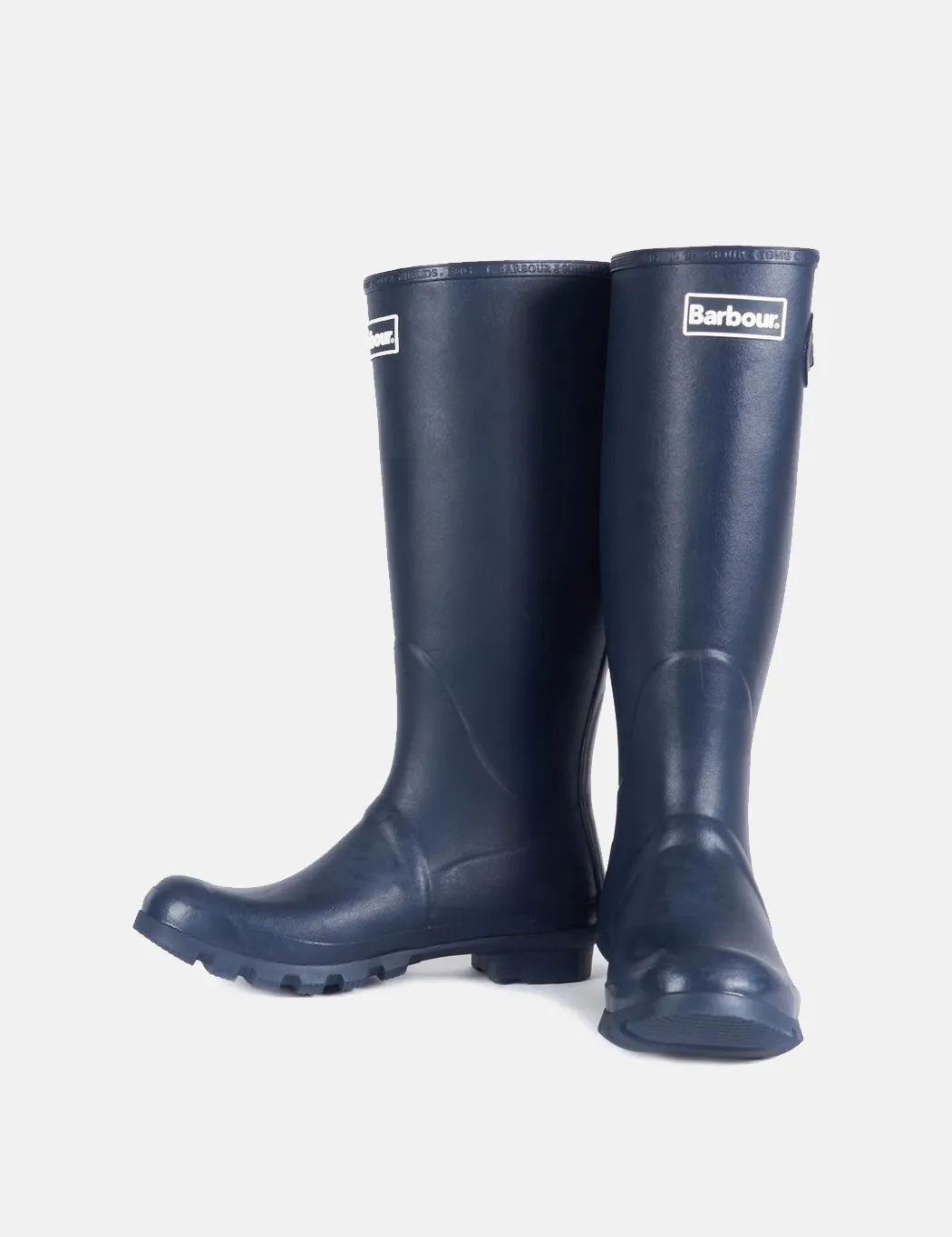 Barbour Bede Wellington Boots - Navy Blue