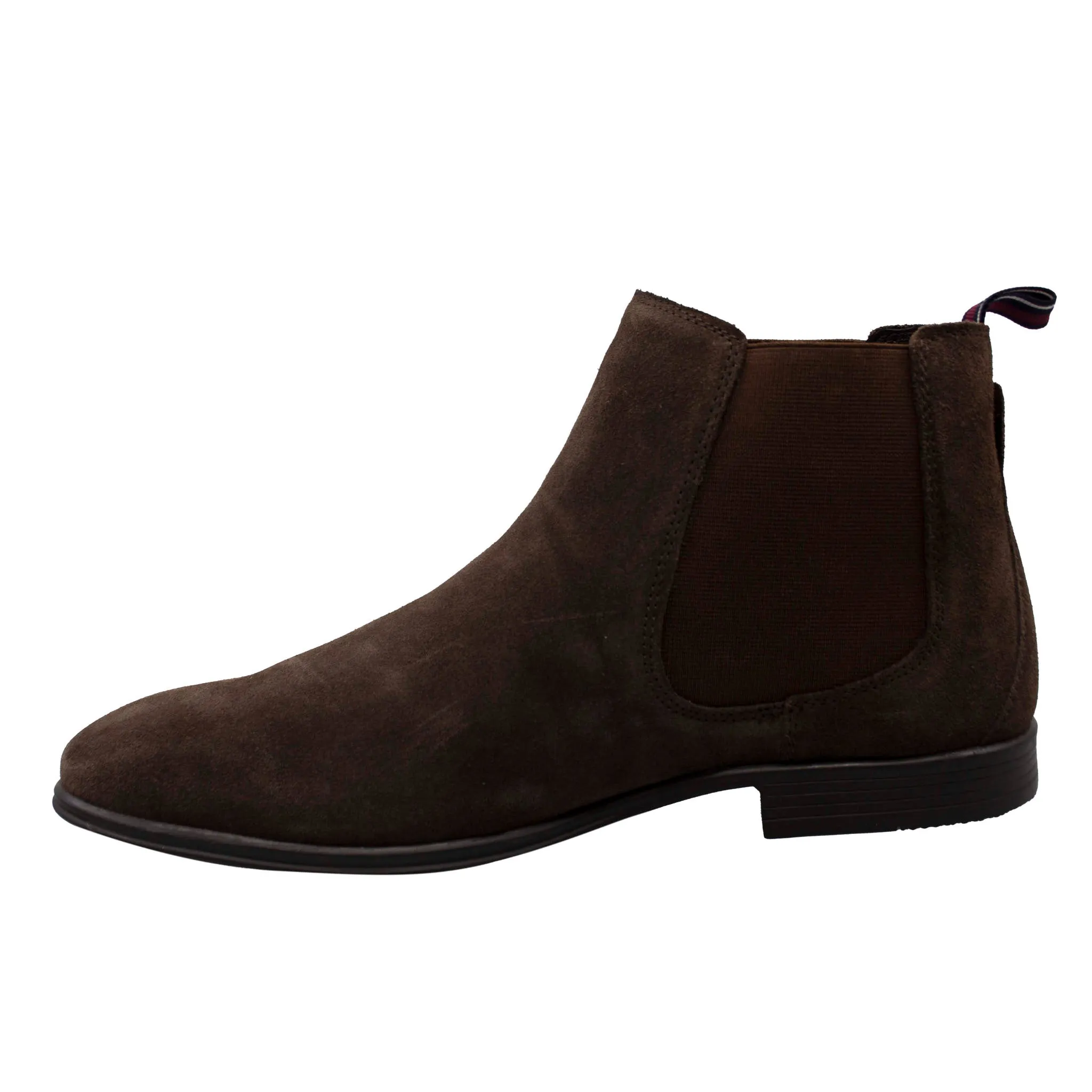 Ben Sherman Lombard Brown Suede Chelsea Boots - Mens