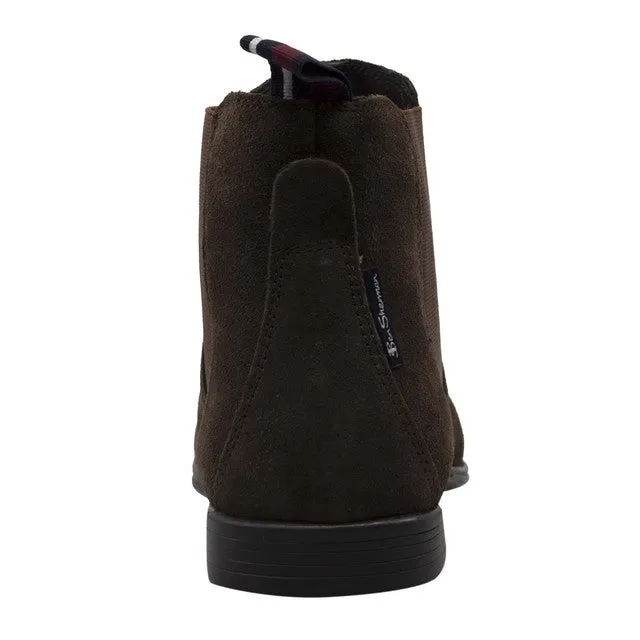 Ben Sherman Lombard Brown Suede Chelsea Boots - Mens