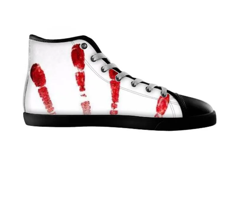 Blood Print Shoes