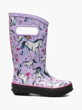 Bogs- Kid's Unicorn  Awesome Lavender Multi Rain boot 73000-541