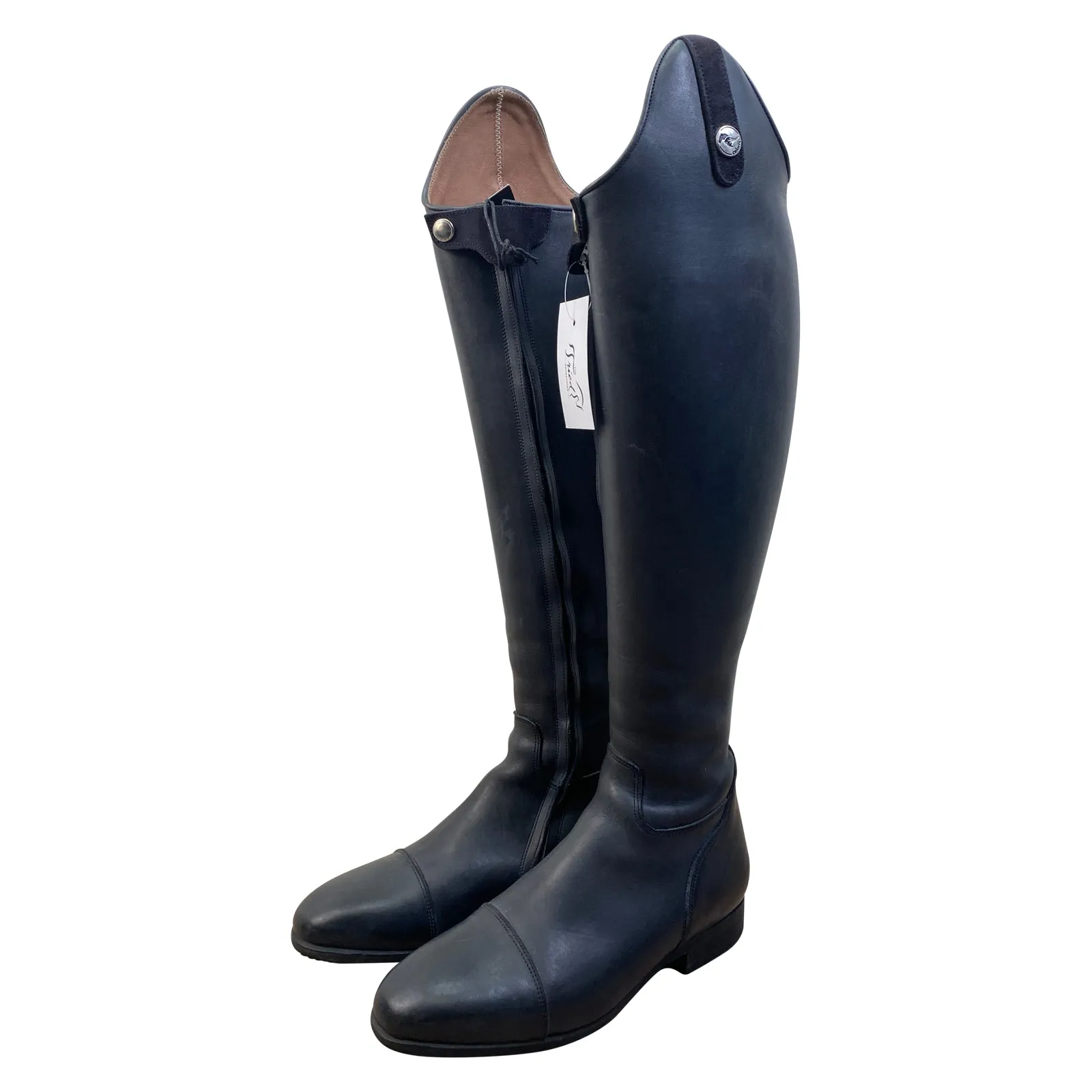 Celeris 'Passage Day' Dressage Boots in Deep Navy - Women's EU 39 (US 8.5 Tall/Medium)