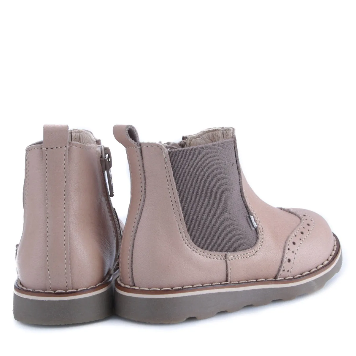 (ES 2732-5) Emel ankle boots nude