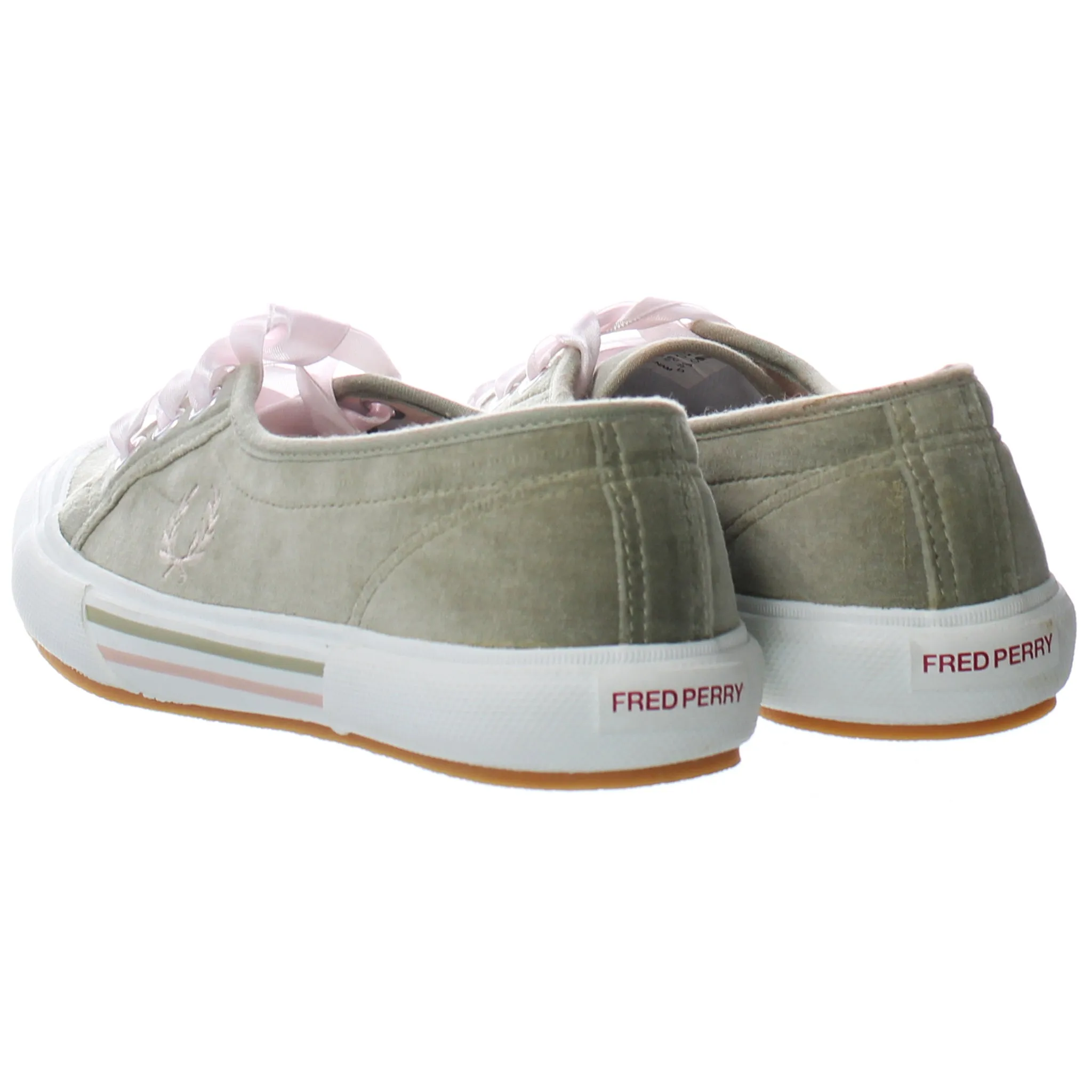 Fred Perry Modern Womens Silver Shoes