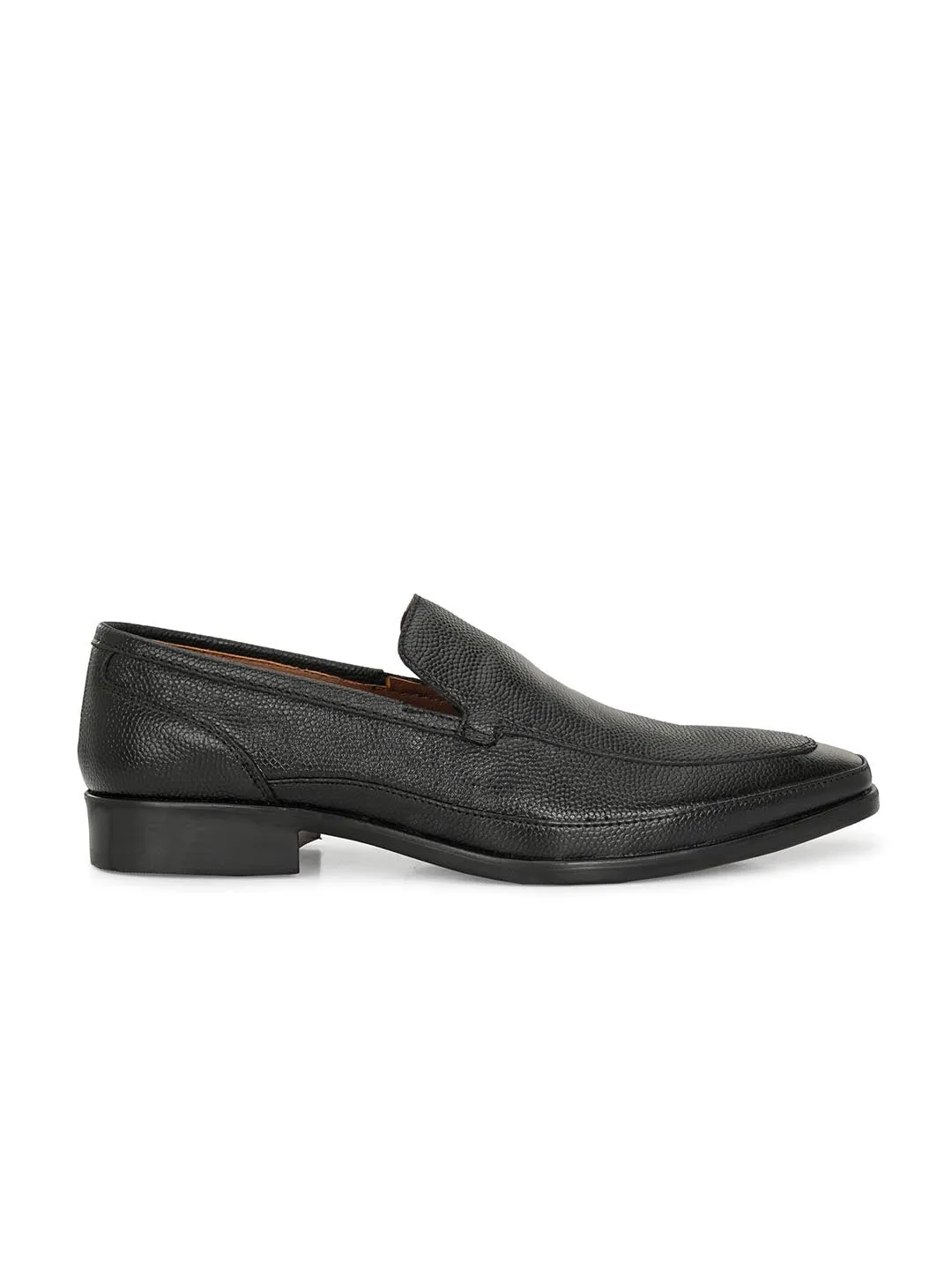 Genuine Laether Black Slipon Formal Shoes