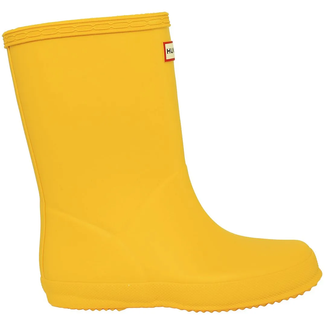 Hunter Original First Kids Yellow Wellington Boots