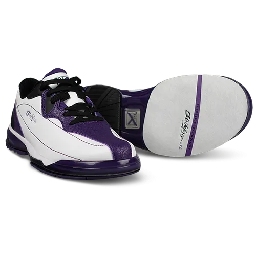 KR Strikeforce Dream White/Purple Left Hand High Performance Women's Bowling Shoes