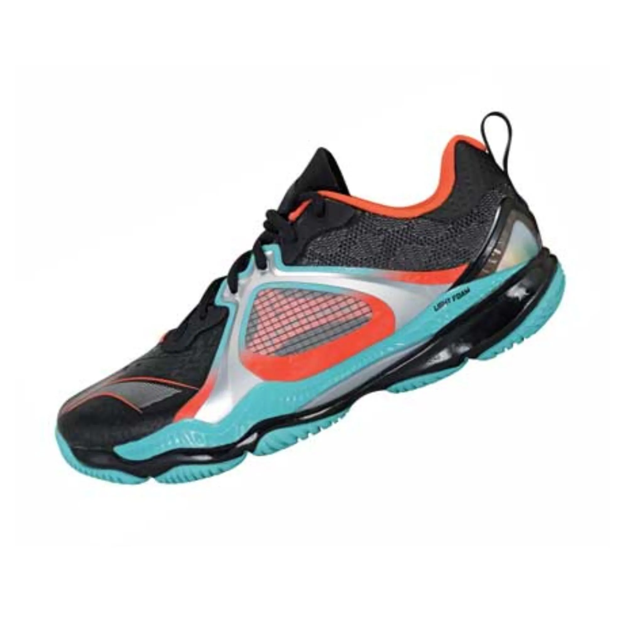 Li Ning Chameleon Ranger Vi Badminton Shoe Unisex [Black/Brilliant Orange] AYAS014-3