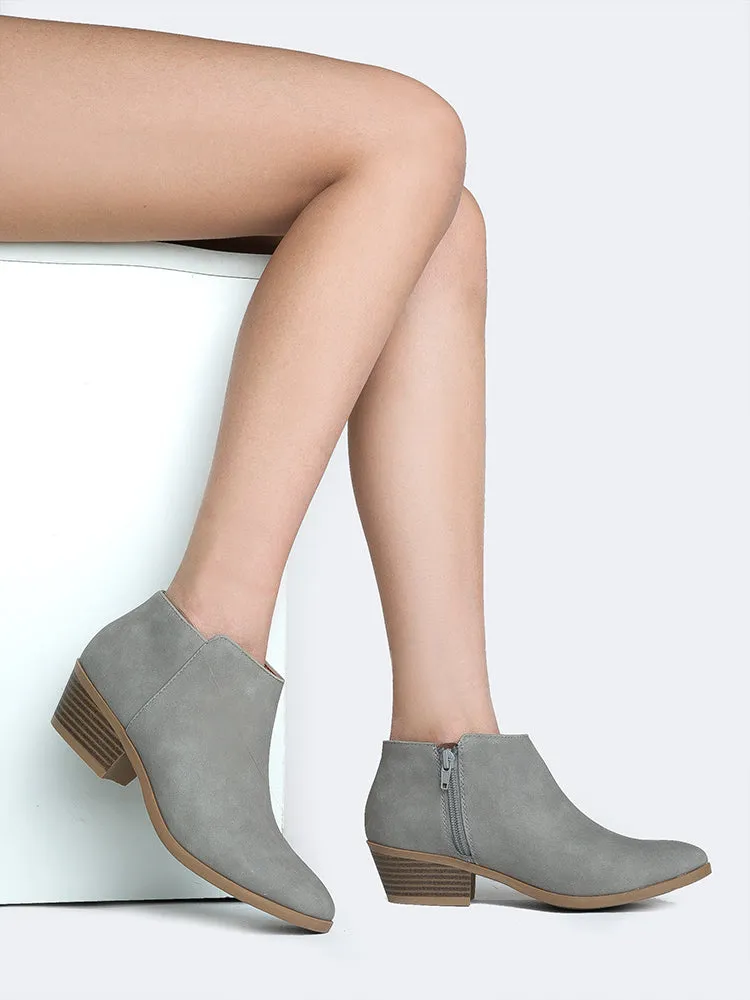 Low Ankle Western Bootie