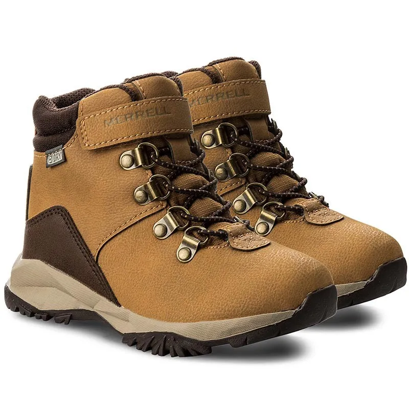 Merrell Alpine Waterproof Kids Wheat Boots