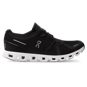 On Running Cloud 5 Black White Shoes