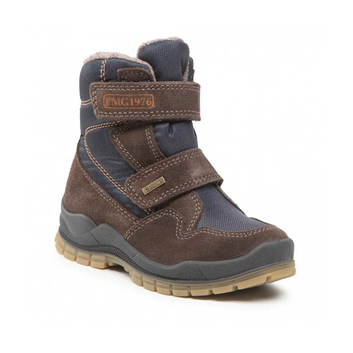 Primigi Boy's (Sizes 31-35) 2895122 Brown/Navy Hi Gore-Tex Waterproof