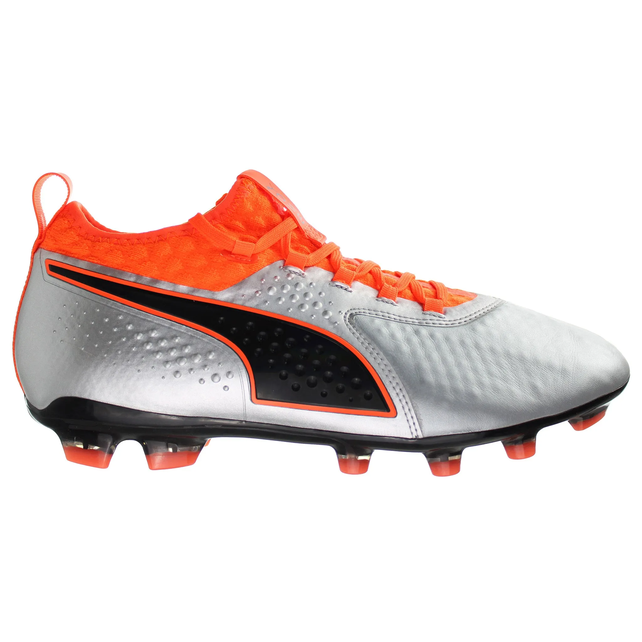 PUMA One 2 HG Silver Mens Football Boots