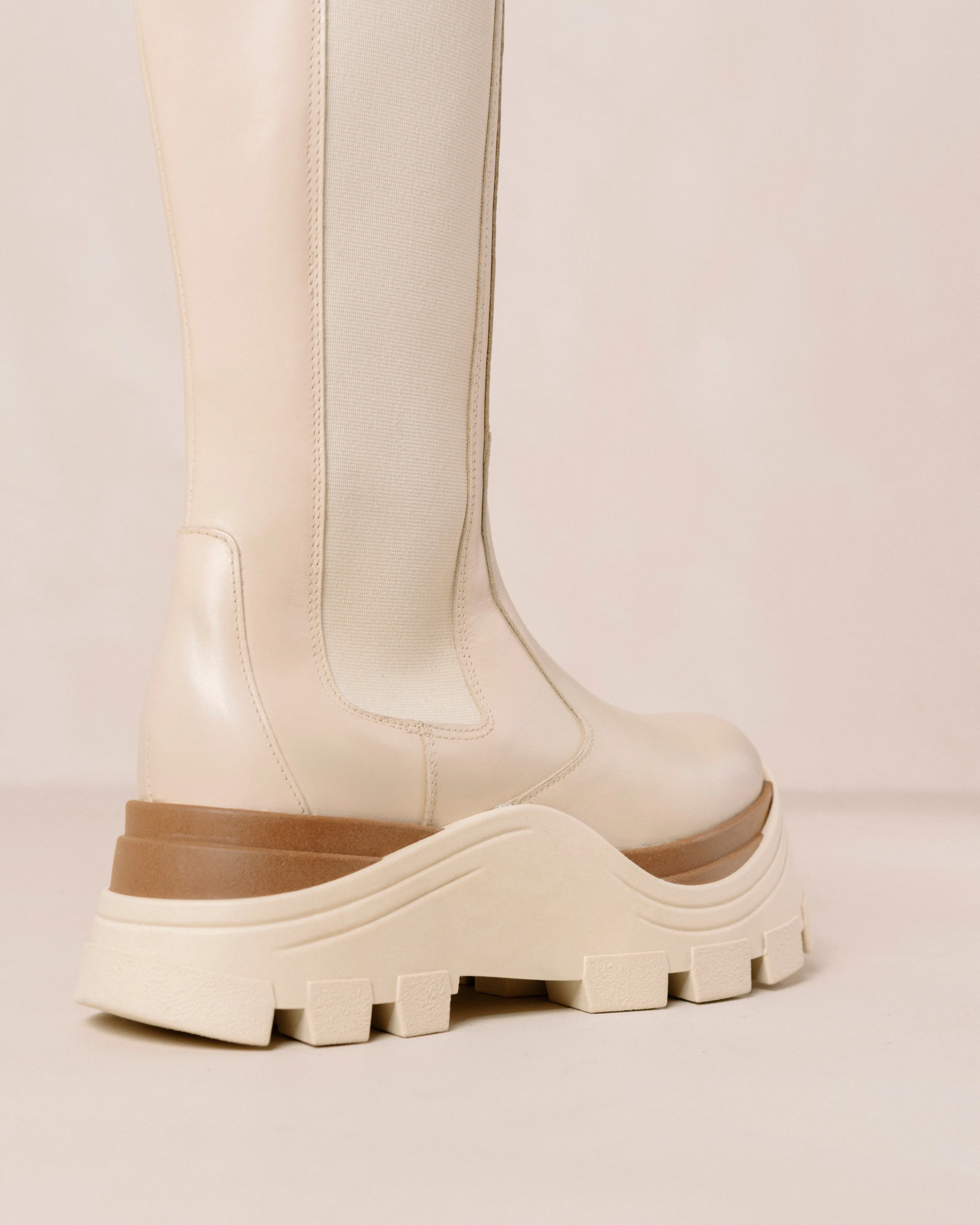 Roxie Marcona Cream Boots