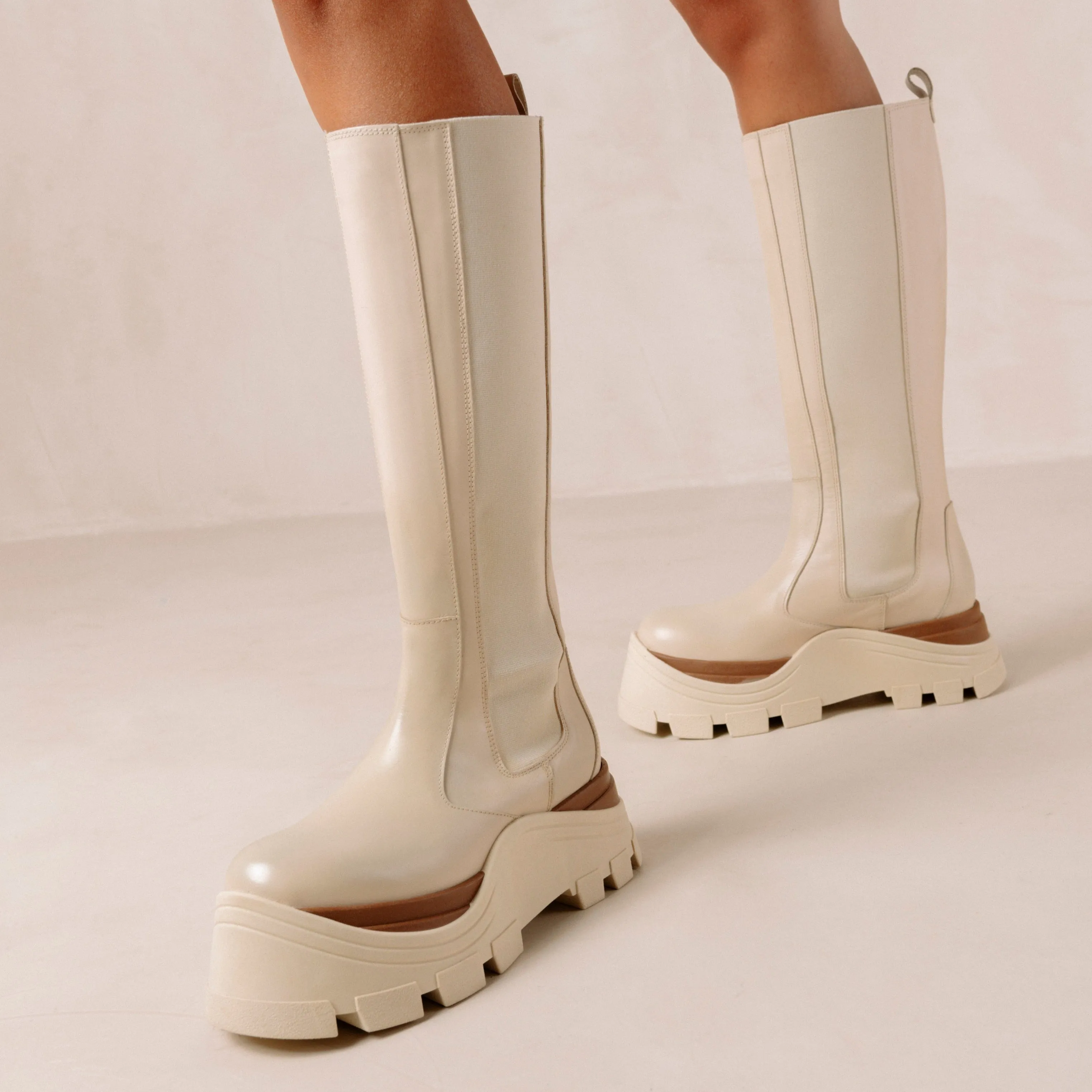 Roxie Marcona Cream Boots