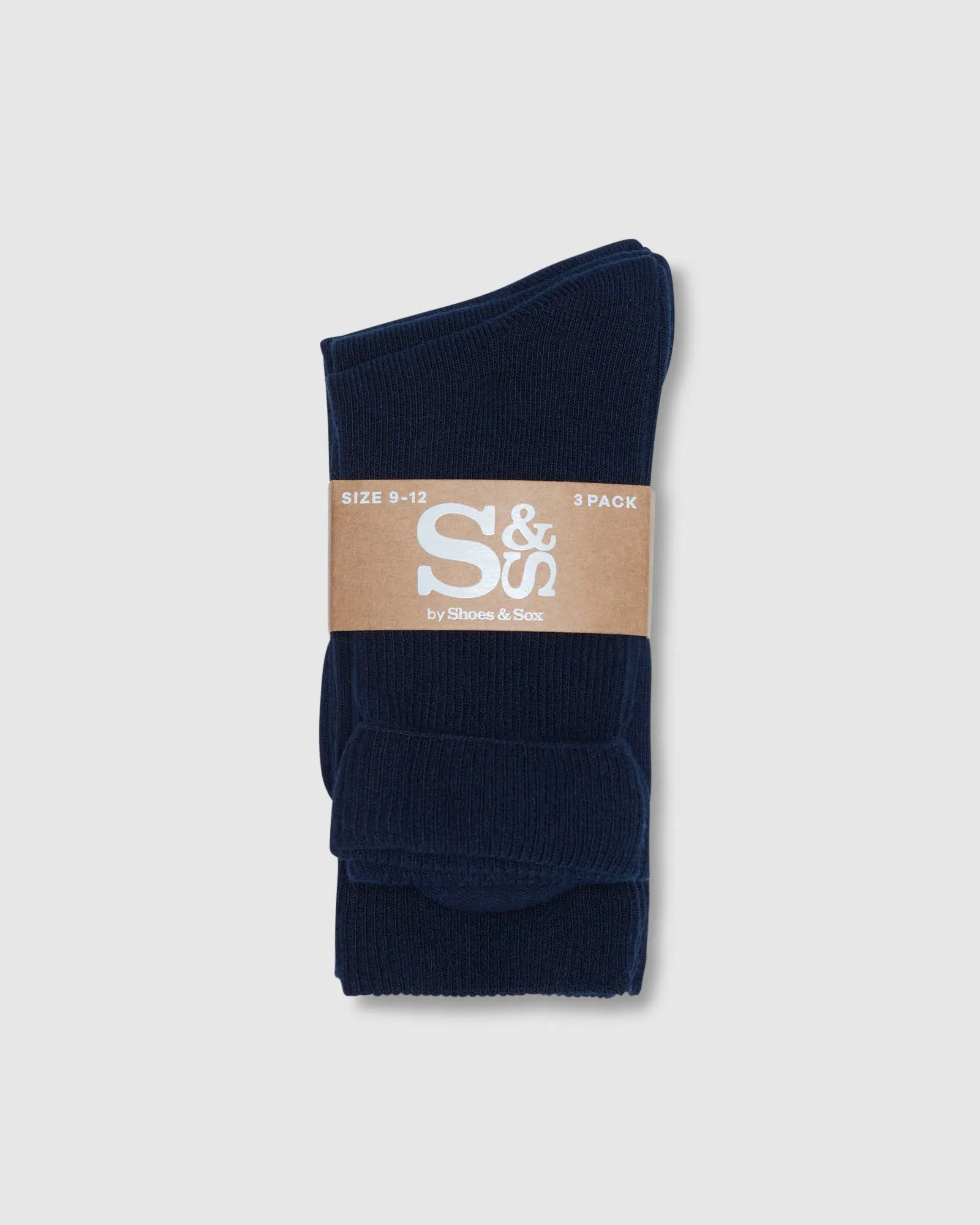 School Turnover 3 Pack Navy