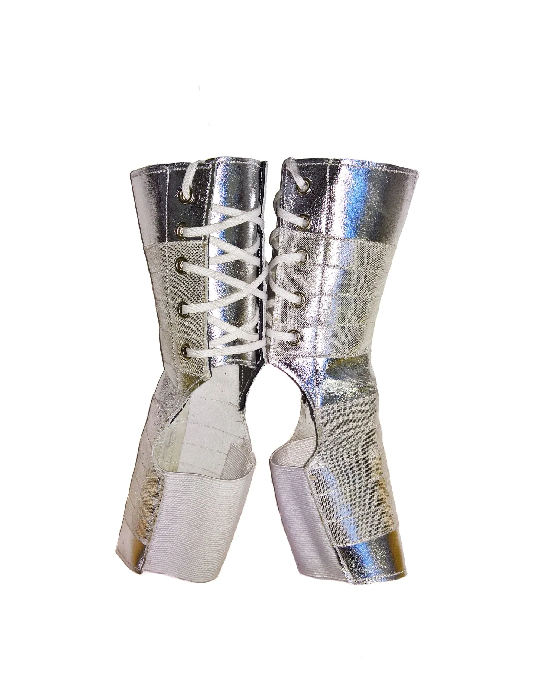 Short Silver CINDERELLA Aerial Boots