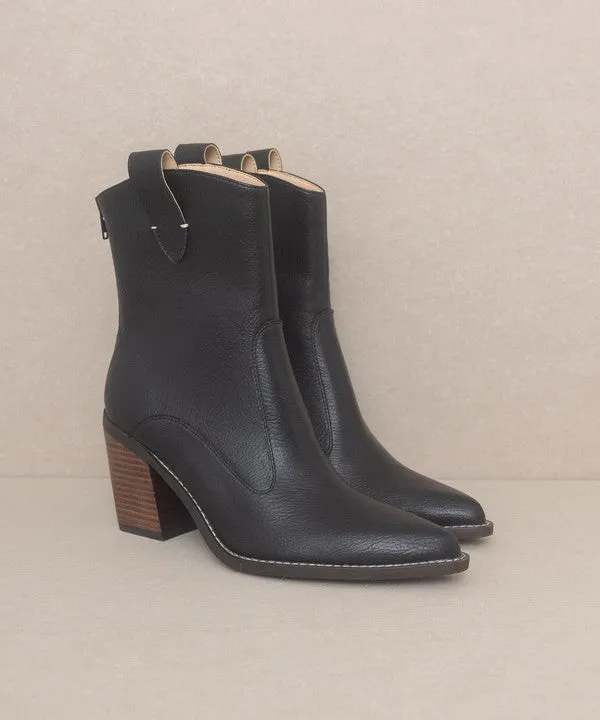 Suede Tara - Two Paneled Western Boots