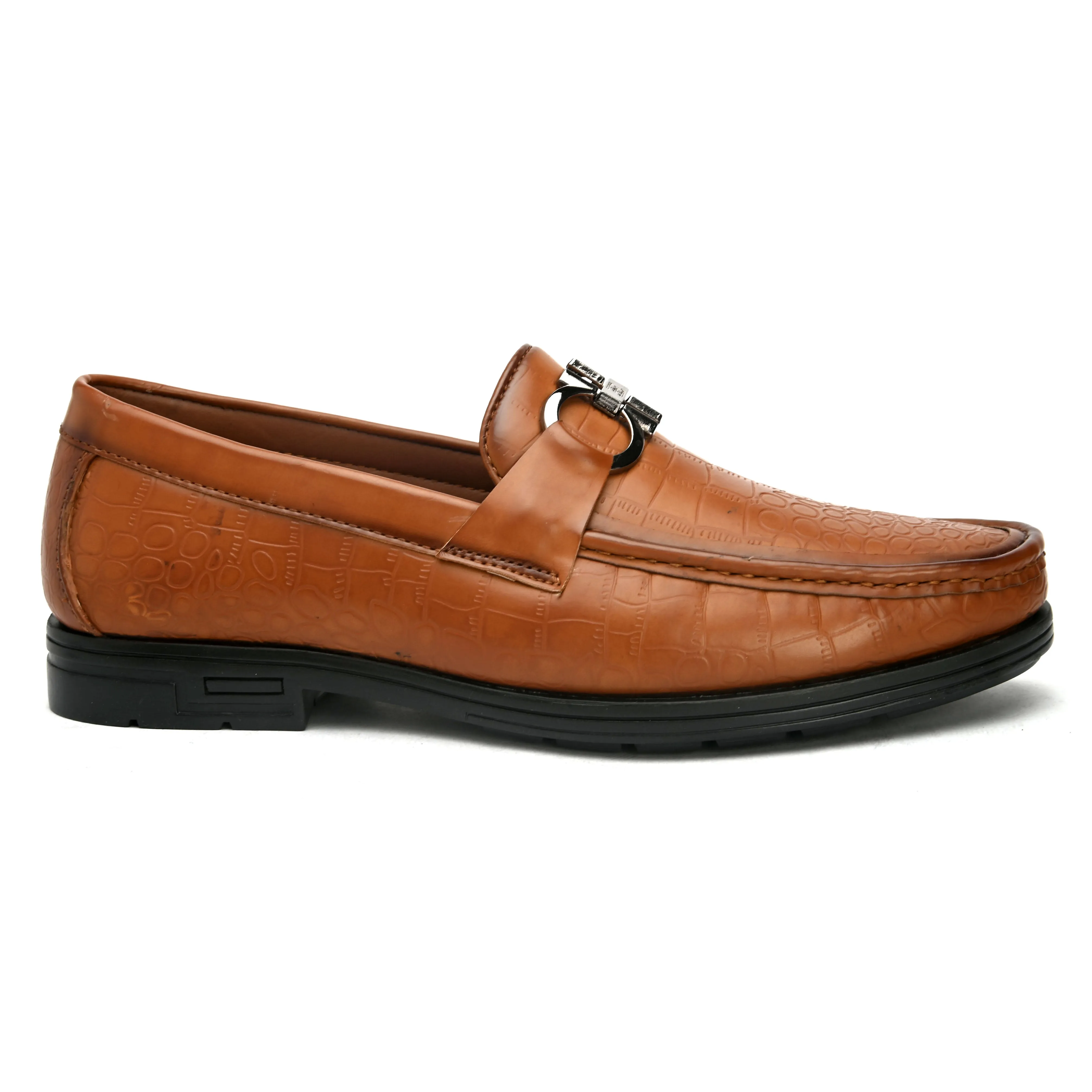 Topman Tan Buckle Loafers