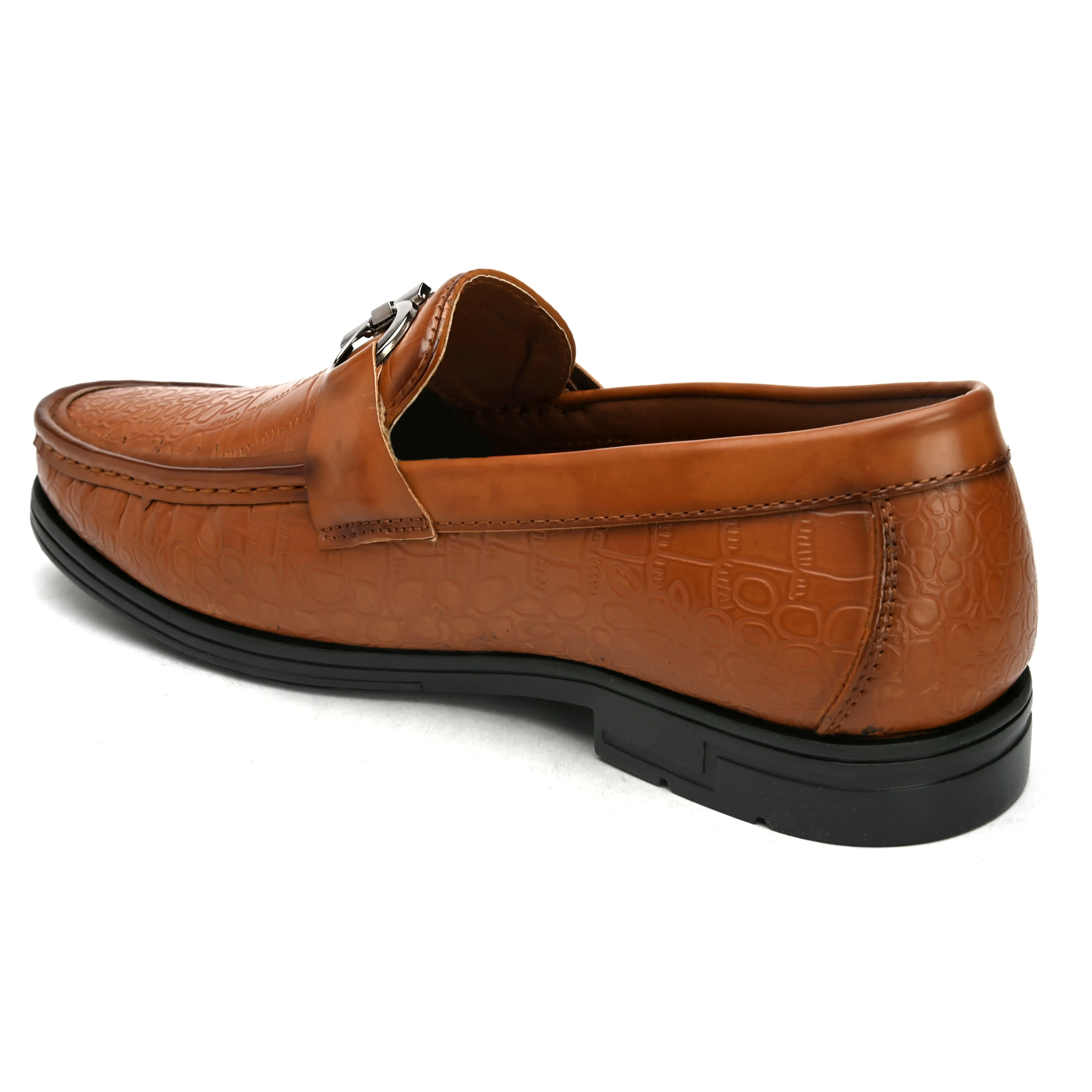 Topman Tan Buckle Loafers