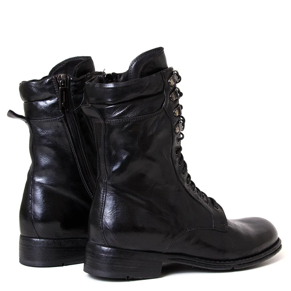 Ulla Women's Leather Combat Boot