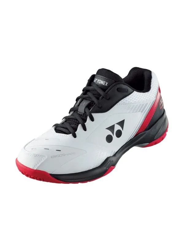 Yonex Power Cushion 65 X3 Unisex Badminton Shoes (White/Red)